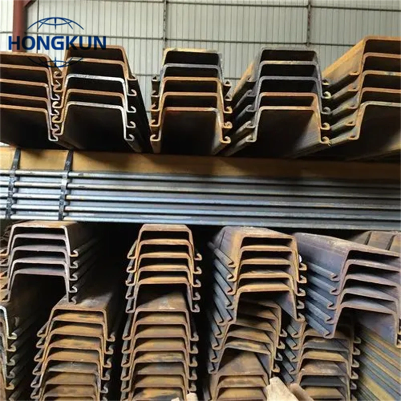 China Top Quality Carbon Steel Sheet Pile Sy295 U Type2 400*100*10.5 Sy390 Type3 400*125*13.0 Type4 Mild Hot Rolled Steel Sheet Pile/Piling for Flood Protector