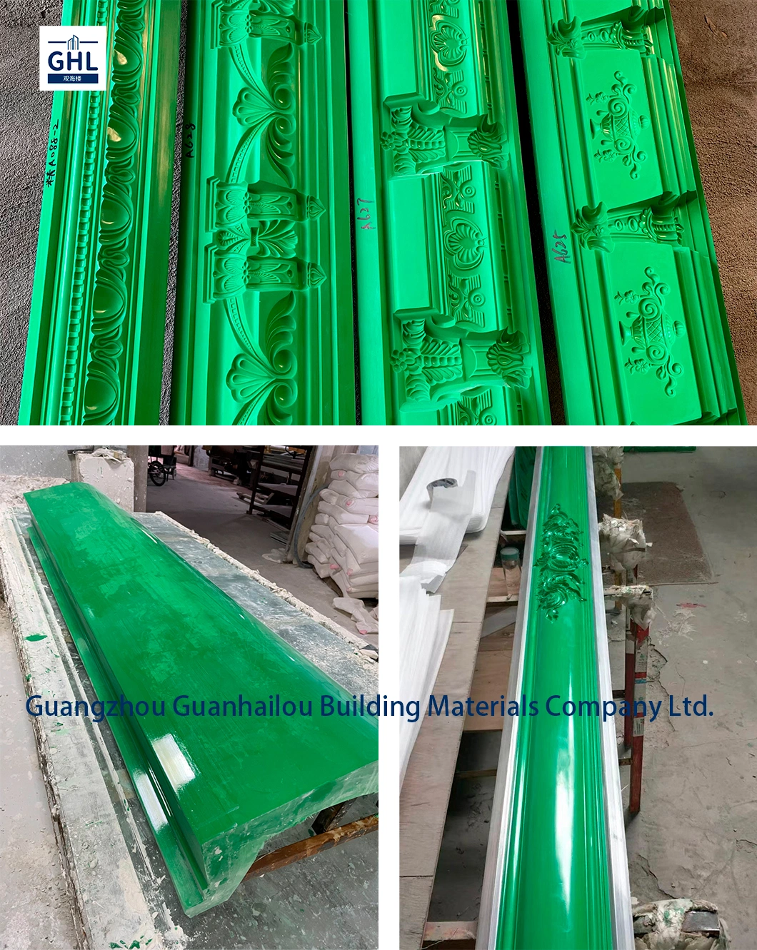GRP Moulds/ Glassfiber Reinforced Plastic Mold/ Cornice Mould/ Ceiling Rose Mould/ Silicone Mould/ Wall Panel Moulds for Gypsum Casting