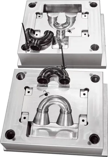 PVC Drainage Y Tee Collapsible Core Dwv Plastic Injection Molding Pipe Fitting Mould 