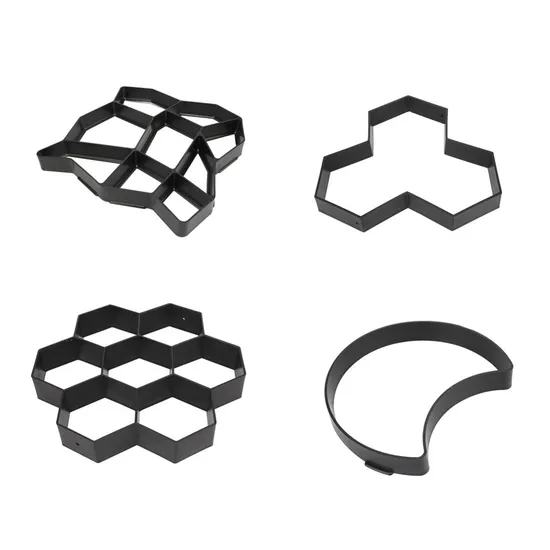 Manually Paving Cement Brick Concrete Molds DIY Plastic Path Maker Mold Garden Stone Road Paving Mold Garden Building Decoration 