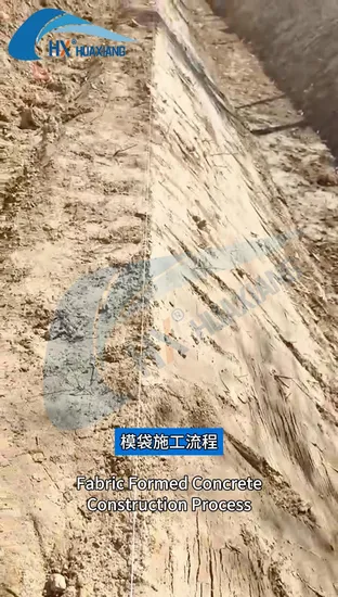 Cement Mattress River Bank Erosion Control Concrete Linings Geotextile Mattress Channel Slope Protection 