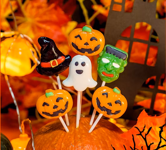 Halloween Chocolate Silicone Mold Pumpkin Skull Bat Ice Cube Custard Pudding DIY Candy Baking Mold