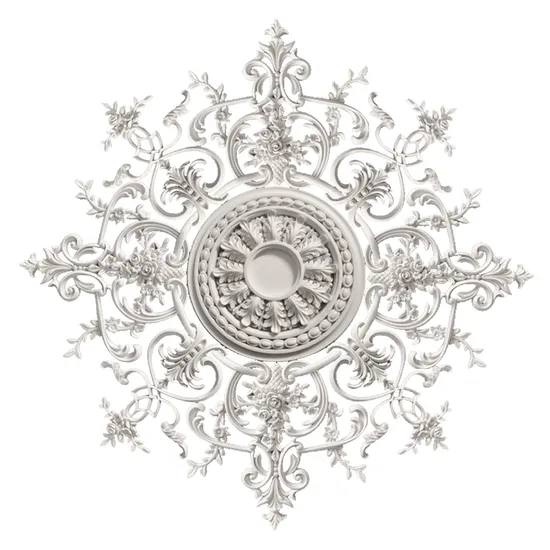 Auuan Guangzhou Factory Ceiling Rose Tiles for House Decorations 