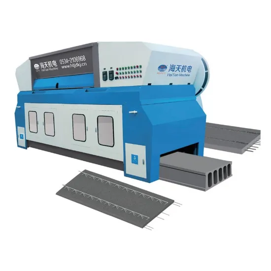 Precast Concrete Roof Extruder for Hollow Core Slab Planks with Thickness Adjustable 