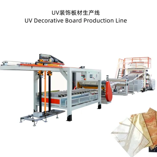 PVC Stone Plastic Decorative Board Production Line/Sheet Extruder Equipment 