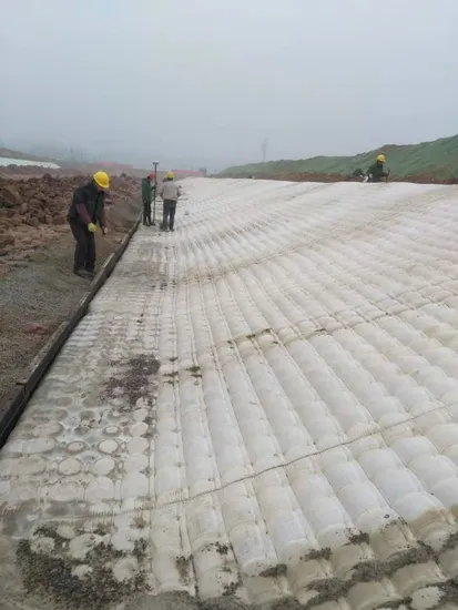 Woven Geotextile Bag Concrete Slope Protection Bag River Bank Coastal Embankment Bag Slope Protection Fabric Formed Concrete Cement 