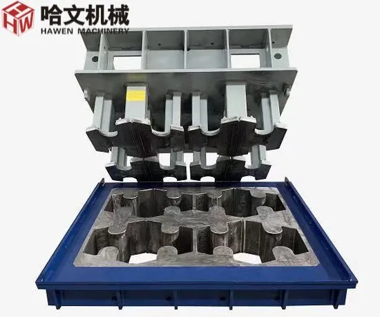 Hess Rh500 Hollow Block Mold, Pavingstone Mold, Paving Stone Mold, Curbstone Mold, Curb Stone Mold, Kerbstone Mold 