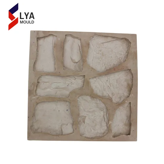 Decorative Castle Artificial Silicone Concrete Stone Mould 