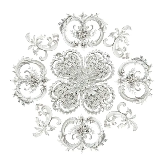 Auuan China Factory Waterproof Ceiling Flower for House Tiles 